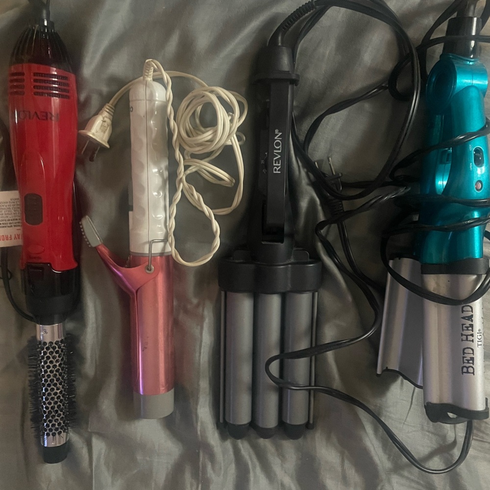 Lot of Hair Styling Tools